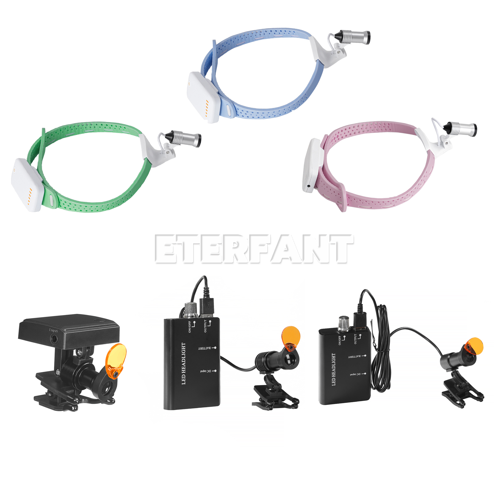 Led Medical Headlight - Lekka dentystyczna lampa czołowa silikonowa chirurgiczna